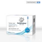 Thione Skin Whitening Bar | With Glutathione, Kojic Acid, Vitamin C & Vitamin E | Brightens, Evens Skin Tone & Reduces Dark Spots | Hydrating & Antioxidant-Rich Formula | For Face & Body
