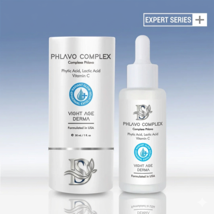 Phlavo Party Peel Complex 30ml | With Lactic Acid, Vitamin C, Phytic Acid & Pyruvic Acid | Exfoliates, Brightens & Smooths Skin Texture | Radiance-Boosting Peel for All Skin Types
