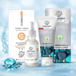 Vitamin C Cleanser & Vitamin C Serum 20 Combo | With Niacinamide, Ferulic Acid & Vitamin E | Brightens Skin, Reduces Dark Spots & Evens Skin Tone | 75ml + 30ml | For Men & Women