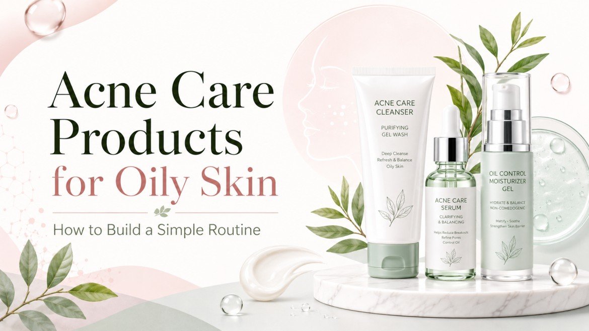 Acne Care Products for Oily Skin: How to Build a Simple Routine