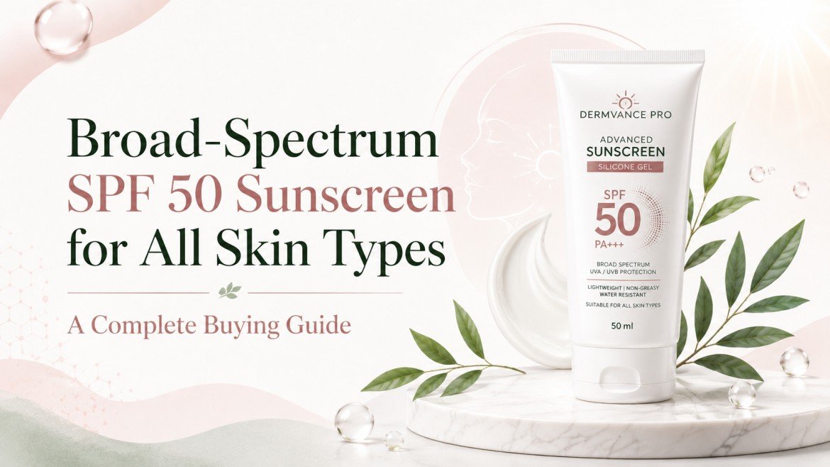 Broad-Spectrum SPF 50 Sunscreen for All Skin Types: A Complete Buying Guide