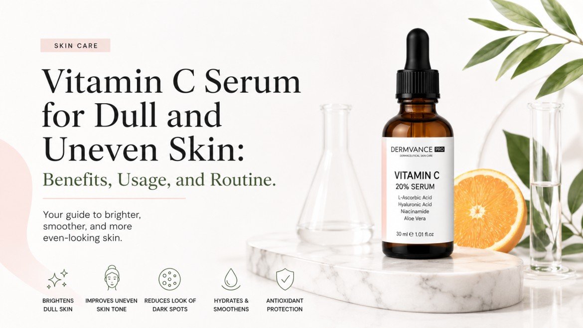 Vitamin C Serum for Dull and Uneven Skin: Benefits, Usage, and Routine