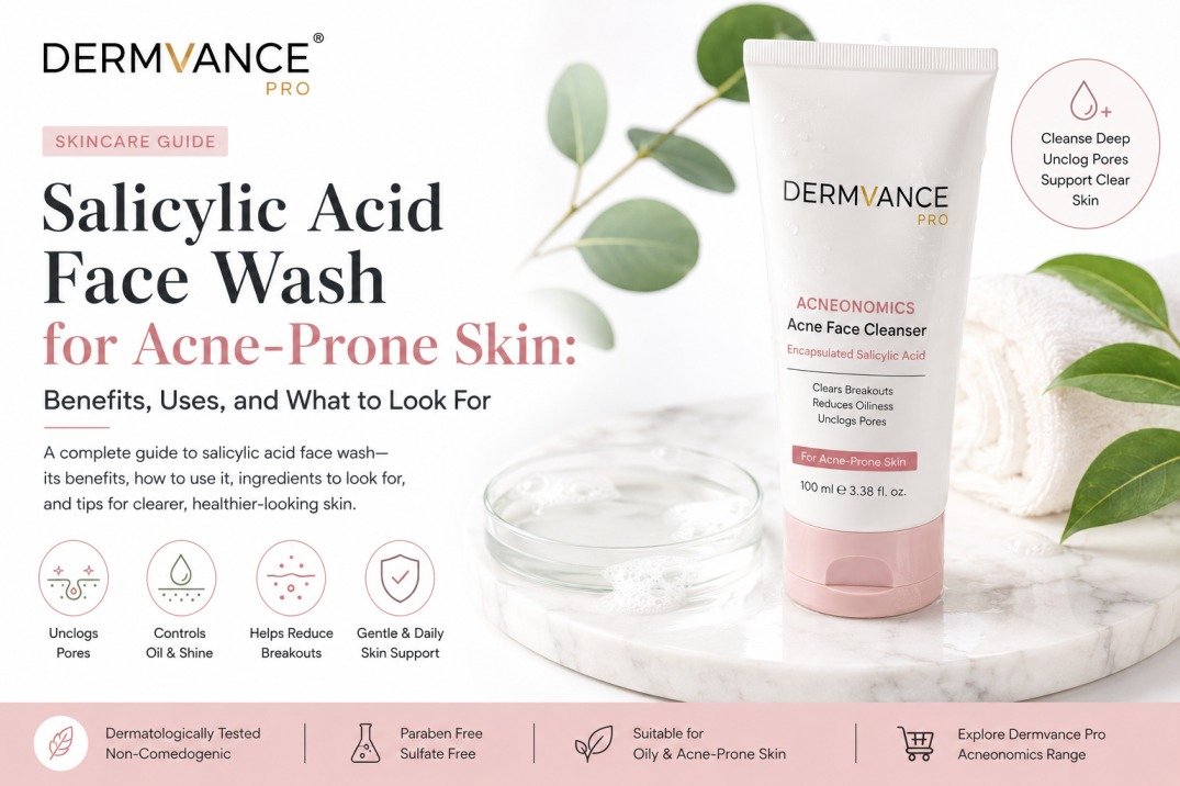 Salicylic Acid Face Wash for Acne-Prone Skin: Benefits, Uses, and What to Look For