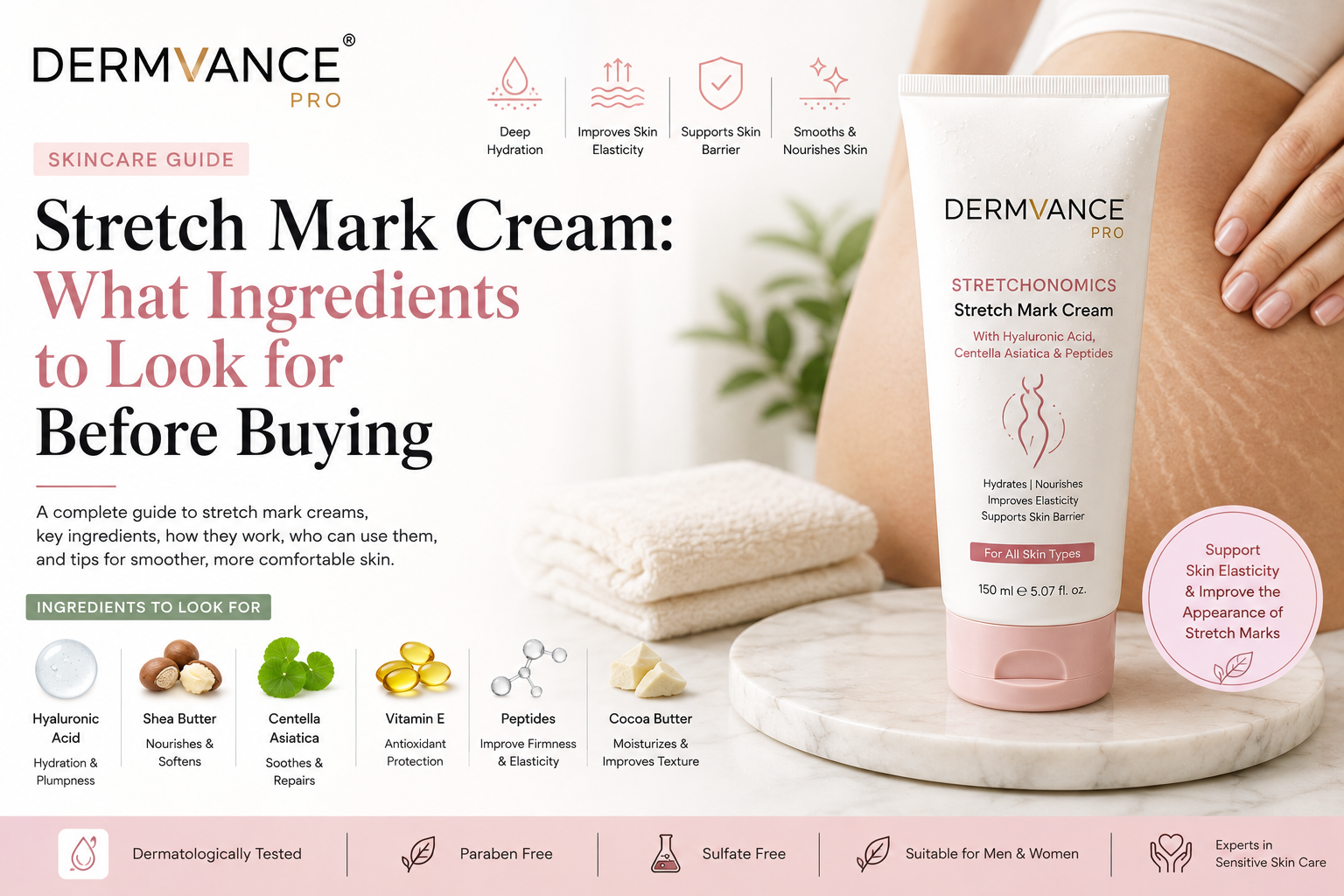 Stretch Mark Cream: What Ingredients to Look for Before Buying